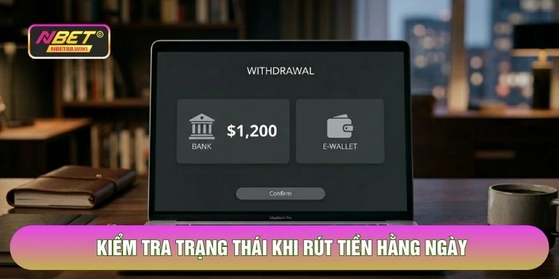 Kiểm tra trạng thái khi rút tiền hằng ngày